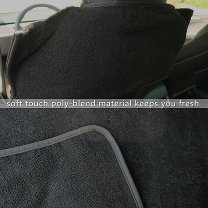 Upgraded Compatible with Tesla Seat Covers for Model 3/Y/X/S - Sweat-Resistant Towel Seat Cover for Kids, Pets and Dog Tesla Seat Protect Accessories - Image 3