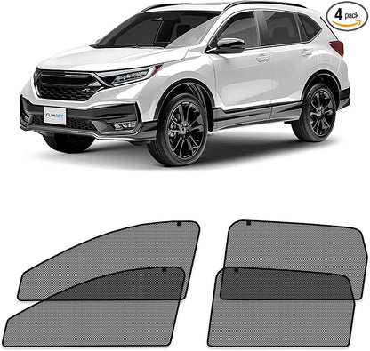 CLIM ART Magnetic Car Window Shades for Honda CR-V (CRV) 2017-2022 – Custom-Fit Sun Blocker Curtains, Side Window Covers, Essential Car Accessories for Camping, Baby, and Privacy Protection - MS0221 by CLIMART