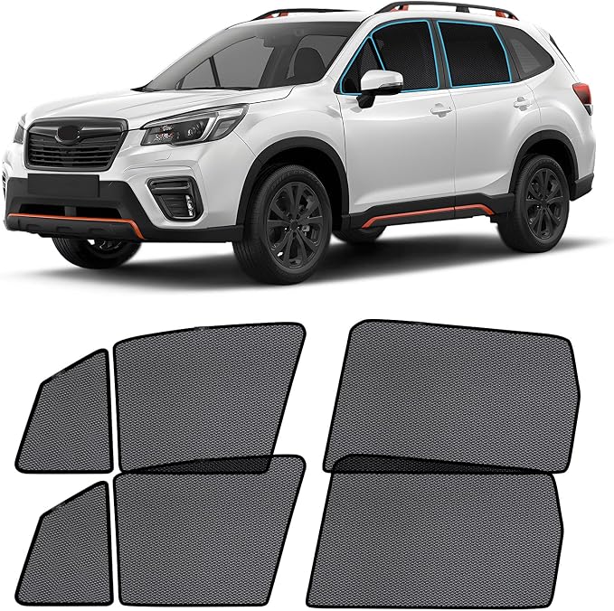 ZATOOTO Subaru Forester Sun Shade 2019-2024, UV Heat Protection | 99% UV Block, Heat Reduction, Camping Privacy, Strong Magnets, Baby Pet Protection, Road Trip Comfort, Easy Install - Image 7