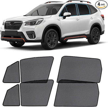 ZATOOTO Subaru Forester Sun Shade 2019-2024, UV Heat Protection | 99% UV Block, Heat Reduction, Camping Privacy, Strong Magnets, Baby Pet Protection, Road Trip Comfort, Easy Install by ZATOOTO