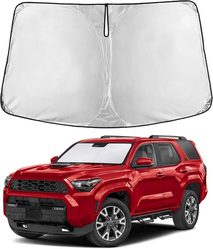 Autovir Windshield Sun Shade Fit for 2025 2026 Toyota 4runner | Sunshade, Front Car Window Shades Sun Visor, Blocks UV Rays & Heat, Car Accessories by Autovir