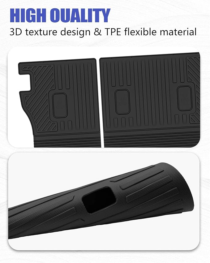Cargo Liners Backrest Mat Compatible with Subaru Outback Accessories 2026 with Hook&Loop Rear Trunk Mat Rear Seat Back Cover Protector All Weather Anti-Slip Split Dog Liner - Image 4