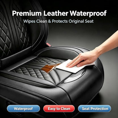 for Subaru Outback 2007-2026 Car Seat Covers, Full Set, Black | Luxury Full Coverage Leather Seat Protectors, Waterproof Breathable, Non-Slip, Easy to Install, Airbag Compatible, All-Season - Image 8