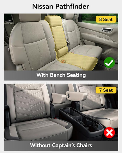 3W Floor Mats for Nissan Pathfinder 8seats 2022-2026,Infiniti QX60 7seats | Heavy Duty Mats, Non-Slip, Safety Comes First, All Weather, Waterproof Protection, TPE All Weather - Image 4