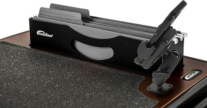 AutoExec AE-FMEF-PI-PM-21M Efficiency FileMaster Car Desk for Your Vehicle Workstation and Mobile Office, Mahogany with 400 watt Power Inverter and Phone Mount | Vehicle Workstation, Mobile Office, 400 Watt Power Inverter, Phone Mount - Image 4