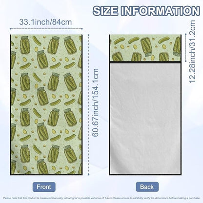 SEANATIVE Funny Pickles Print Ultra-Breathable Car Seat Towel Cover Sweatproof Automotive Towel - Fast Drying Sweat Towels for Workout, Running & Outdoor Adventures - Image 7