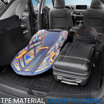 Cargo Mat for Mazda CX-5 2017-2025 Accessories | Cargo Liner & Rear Seat Back Protector for CX-5, All Weather TPE, Non Slip & Odorless & Scratch Proof, Quick Clean - Image 8