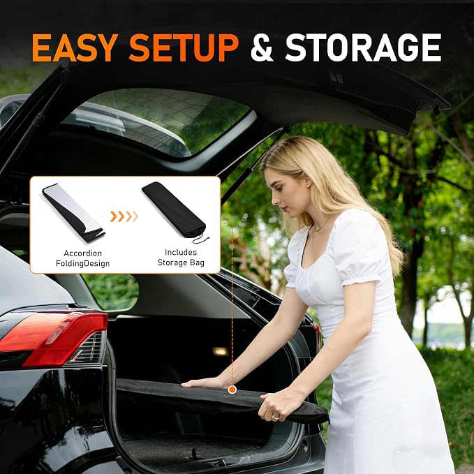 Custom Fit 2016-2026 XC90 Windshield Sun Shade for Volvo XC90 2016 2017 2018 2019 2020 2021 2022 2023 2024 2025 2026 Automotive Car Front Window Sunscreen Sunshade - Image 6