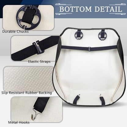 Car Seat Cover for Front Car Seat Bottom,Premium PU Leather Seat Cushion | Without Backrest with Storage Pocket,Full Wrapping Edge Works with Sedan SUV Pickup Minivan - Image 4