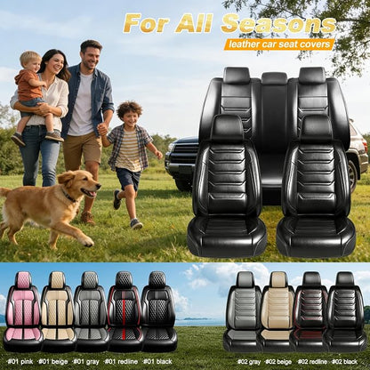 Fit Renegade Seat Covers Custom Fit for Jeep Renegade 2015-2023, Full Set | Premium Leather Full Coverage Protectors, Waterproof, Breathable, Scratch Resistant, Easy Wipe, Airbag Compatible, Black - Image 9