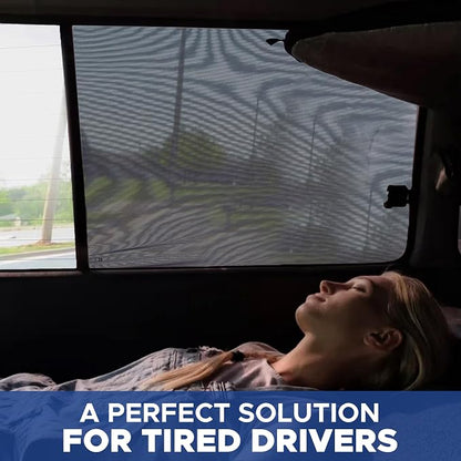 EcoNour Car Rear Window Screens (2 Pack) Stretchable & Breathable Car Shade | Side Window Sun Shades for Sun Protection | Breathable Window Shades for Privacy Blackout | (XXL 42"x27") - Image 2