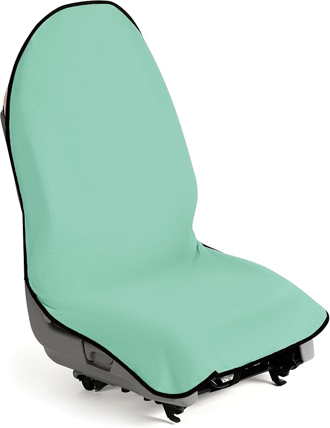 lebogner Waterproof Seat Cover, Sweating Towel for Post Gym Workout, Running, Swimming, Beach and Hiking, Universal Fit Anti-Slip Seat Protector for Cars, SUVs and Trucks, Machine Washable, Mint Green by lebogner