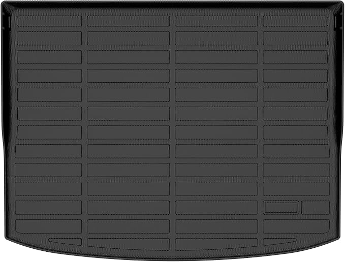 AUXKO All Weather Cargo Mat for Kia NIRO EV(Not PHEV) 2026-2023 | High Wall,All-Weather,All Season,Odorless,Anti Slip,Rain&Salt Resistant,TPE Material,Black,Accessories,Pet Friendly - Image 2