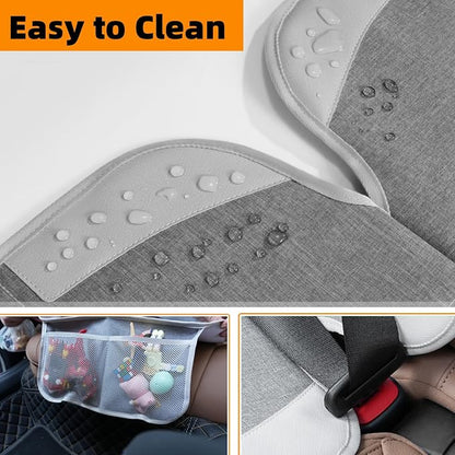 Meolsaek Car Seat Protector, Non-Slip Backing Will Not Leave Imprint | Waterproof Thicker Car Seat Cover for SUV, Sedan, Truck, Leather Car Seat Cushion - Image 4