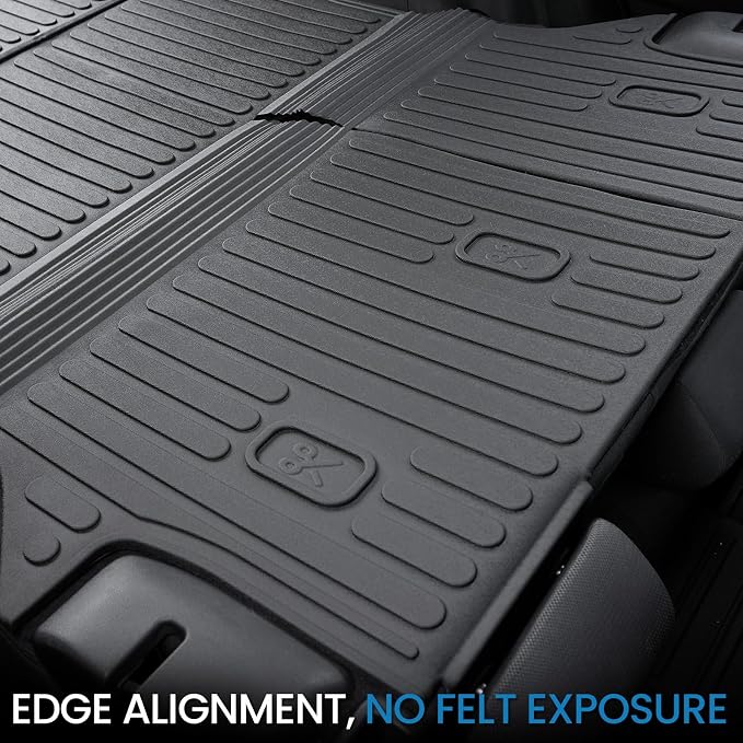 Cargo Mat for Toyota RAV4 2019-2025 Hybrid & Gas Accessories | One-Piece Cargo Liner & Rear Seat Back Protector, All Weather TPE, Non Slip & Odorless & Scratch Proof, Quick Clean - Image 9