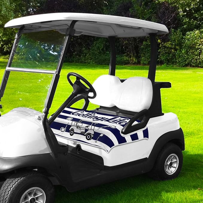 ENYORSE Golf Cart Seat Covers, Tropical Floral Seat Towel Blanket, Soft Breathable Microfiber, Keeps Seats Cool & Comfortable, 51”x31”, Fits 2 & 4 Passenger EZGO, Yamaha,Club Car Carts - Image 7