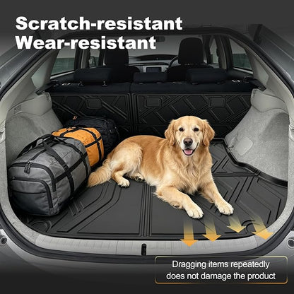 AOMSAZTO Cargo Mat & Backrest Mat Compatible with 2010-2014 Toyota Prius (Not Fit Plug-in, V or C Models): TPE All Weather Protection Anti-Slip Cargo Liner for 2014 Prius Accessories - Image 6