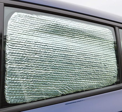 Custom Fit Car Side Window Sunshade for 2013-2019 Cadillac XTS - Set of 4 Front and Rear Window Sun Shades, Reflective UV Heat Shield, Real Aluminum Foil, Custom Cut - Image 3