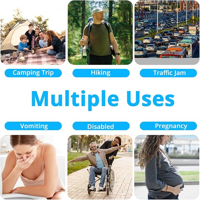 Disposable Urine Bag for Travel - 900ML Portable Pee Bags for Women Men 8/12/20/24/28 PCS Emergency Vomit Bags Urinal Toilet for Car Camping, Road Trip,Traffic Jam, Pregnant, Kid, Patient - Image 8
