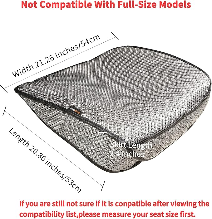 Auto Newer Breathable Universal Four Seasons Car Seat Covers，Luxury Car Seat Cushion ，Protectors for Front Seat Bottoms,Compatible with 95% Vehicles， Fit for Cars Truck SUV Sedan (Grey,1PC) - Image 3
