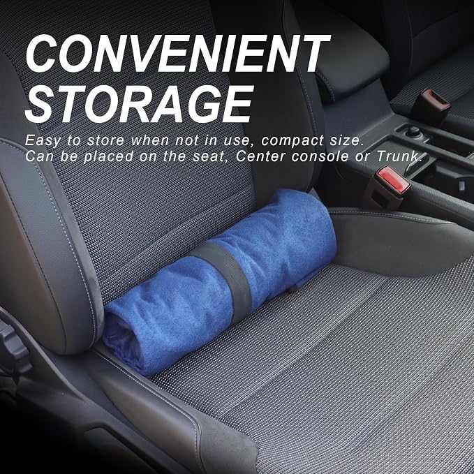 Sweat Towel Car Seat Cover Protector Front Seats for Gym Workout, Running, Swimming, Beach and Hiking, Waterproof Universal Seat Cover for Car, Trucks, Van & SUV (1, Navy Blue, Front) - Image 4