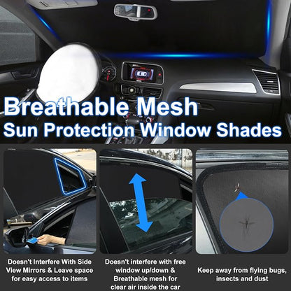3PCS Car Window Shades Front Windshield Sun Shade Foldable Window Shade Custom Fit for 2011-2019 Jeep Grand Cherokee Accessories Car Shades for Front Windows Anti-UV Rays Block Heat - Image 5