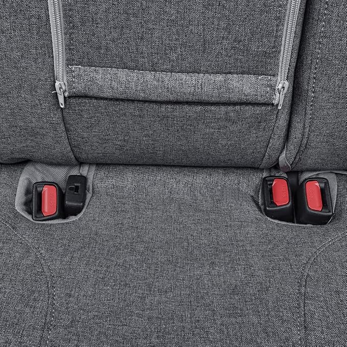 coverdream Forester Car Seat Covers Custom Fit for 2009-2013 Subaru Forester Seat Covers,Rear Seat W/Cup Holder,Full Coverage Polyester Seat Protector(Full Set,Gray) - Image 5
