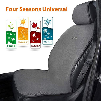 Car Seat Cover Towel - Sweat-Proof Microfiber Seat Protector for Gym Workout & Beach - Quick Dry Non-Slip Universal Fit Front Seat Towel Cover with Headrest Cover (Black) - Image 5