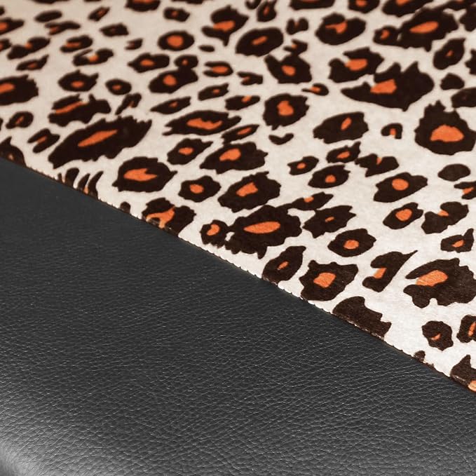 AUTOFAN Universal Fit Front Car Seat Covers (2-Pack) – Premium PU Leather with Leopard Print Design, Airbag Compatible, Easy Installation, Stylish Interior Upgrade for Cars & SUVs - Image 6