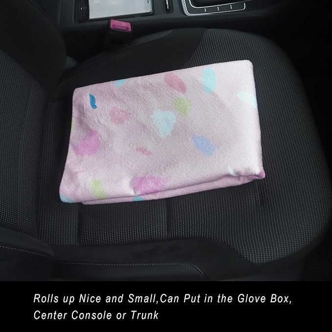 Car Seat Cover Protector Front Seats,for Gym Workout,Running,Swimming,Beach and Hiking,Waterproof Sweat Towel Bucket Seat Covers for Cars SUV Trucks (Pink Marbling, 2Pcs) - Image 7