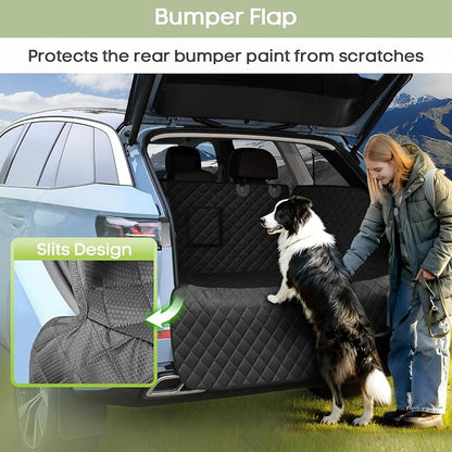 SUV Cargo Liner for Dogs, Waterproof Pet Trunk Cover for SUVs | with Bumper Flap Protector, Scratchproof Non-Slip 600D Oxford Fabric, Machine Washable - Image 7