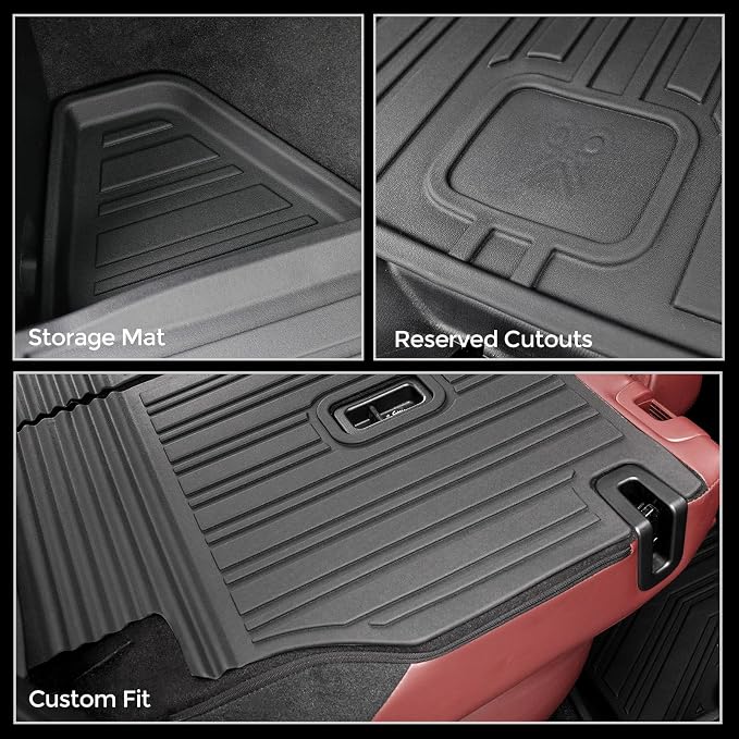 Floor Mats for 2017-2025 Mazda CX-5 Accessories | Full-Coverage Set with Cargo Liner & Backrest Protector, Odorless & Durable, All-Weather Protection, 3D Laser Fit - Image 9