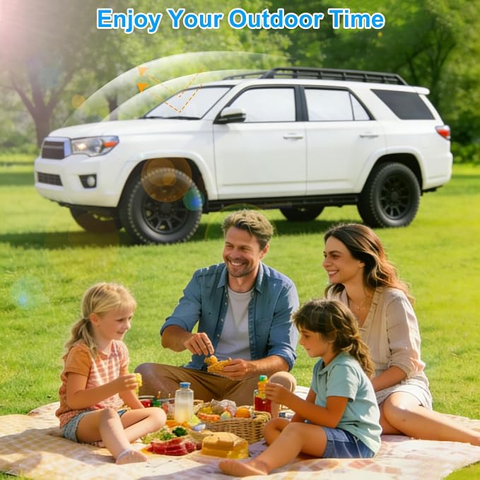 Windshield Sun Shade for 2018-2026 Volkswagen Atlas/Cross Sport | Full covered for windshield, Foldable & Durable, Block UV Rays, Reduce Heat, Easy to install, Keeps Car Cooler - Image 6