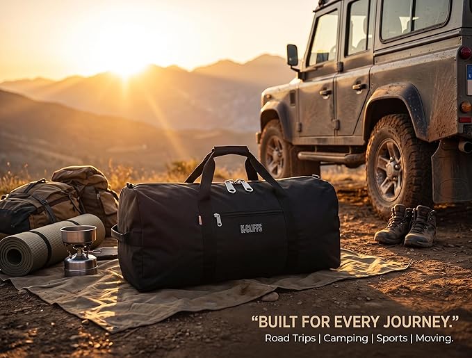 Heavy Duty Cargo Duffel Large Sport Gear Drum Set Equipment Hardware Travel Bag Rooftop Rack Bag - Image 6