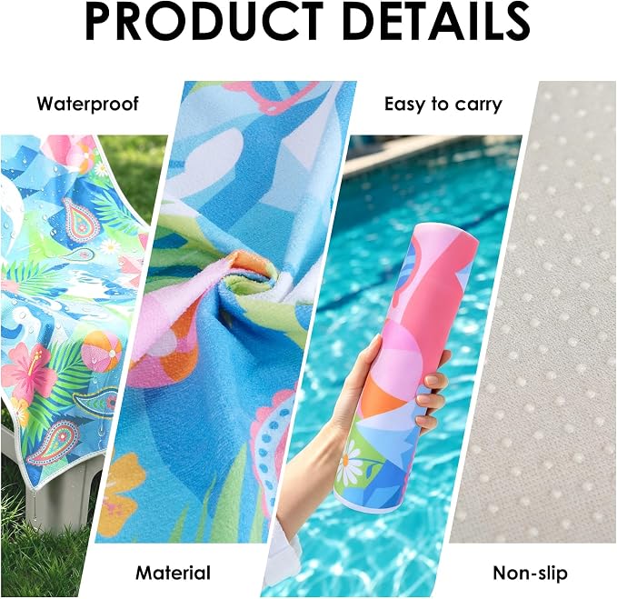 Waterproof Car Seat Cover Towel | Sweat-proof, Universal Fit for SUV & Truck, For Gym, Yoga, Pets, Beach, Non-Slip, Microfiber Fabric, Machine Washable - Image 3
