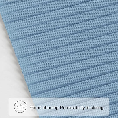 Window Blinds Cordless No Drill Cut to Size Clip On Stick On Self Adhesive Temporary Blinds Pleated Paper Blinds for Windows Doors Shades for Home Nursery Bedroom Kitchen Bathroom | Non-Woven, Light Filtering, Easy Install, Self Adhesive, Pleated Windo... - Image 7