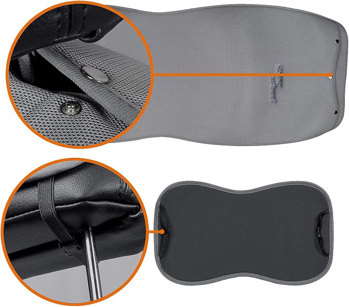 IsoTowel Car Seat Cover,Microfiber Seat Towel,with Quick-Dry Material and Non-Slip Back,Car Seat Protection for All Workouts,All-Weather(Gray) - Image 5