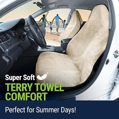 Season Guard Waterproof Towel Seat Cover, Universal Fit Non-Slip Font Cover - Image 6