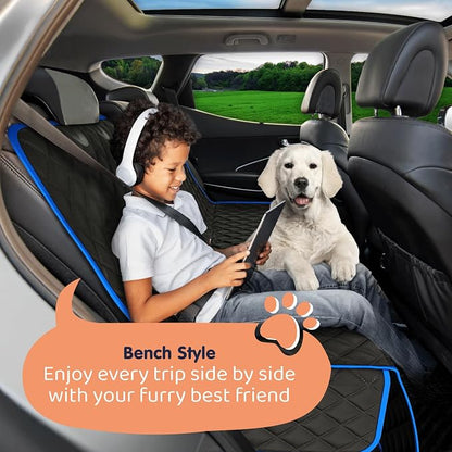 Dog Car Seat Cover for Back Seat, Waterproof Hammock for Car, SUV & Truck, Non-Slip Backseat Cover for Dogs, Heavy-Duty Dog Hammock Style Seat Protector Pets, Easy to Install & Clean - Image 6