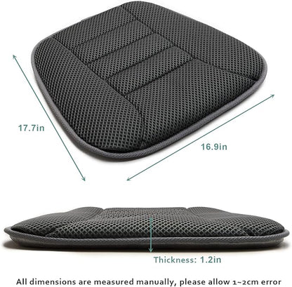 AEROiVi Car Seat Cushion Breathable Mesh Non-Slip Comfort Seat Truck Office | Car Seat pad for Driving 3D Air Mesh Car Seat Protector Works with Truck SUV and Office Chair Home Quick Drying Washable - Image 5