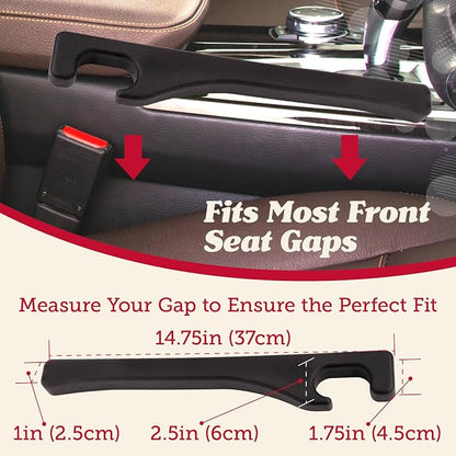Lusso Gear Car Seat Gap Filler (2 Pack) - Stop Dropping Between Seats - Universal Fit for Car, Truck, SUV - Block the Gap between Seat Console - Image 4