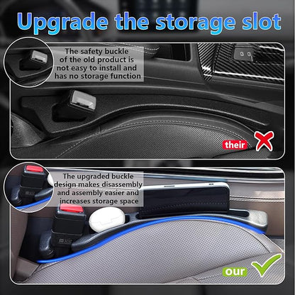 【Compatible with Honda CR-V】 Car Seat Gap Filler | No Drop Seat Guard Compatible with Honda CR-V Accessories Drop Seat Guards for Cars(2Pcs) Car Escape Tool(2Pcs) - Image 3