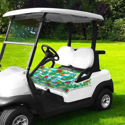 ENYORSE Golf Cart Seat Covers, Tropical Floral Seat Towel Blanket, Soft Breathable Microfiber, Keeps Seats Cool & Comfortable, 51”x31”, Fits 2 & 4 Passenger EZGO, Yamaha,Club Car Carts - Image 5