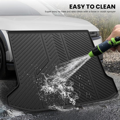 LASFIT Cargo Mat for Hyundai Ioniq 5 2024 2023 2022 / Ioniq 5 N 2025 | All Weather TPE Custom Fit Cargo Trunk Mat Accessories, Black - Image 7