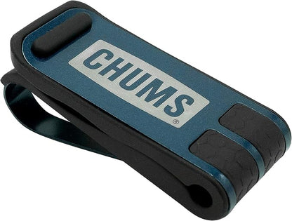 Chums Glasshopper Clip - Metal Sun Visor Glasses Holder for Vehicles - Car, Truck, or SUV Sunglasses Mount Attachment (Navy), 1 Pack by Chums
