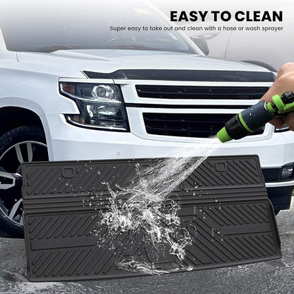 LASFIT Trunk Mat for Chevy Tahoe/GMC Yukon/Cadillac Escalade 2015-2020 | Only Yukon, Not Fit Yukon XL/Only Escalade, Not Fit Escalade ESV; Edge to Edge Coverage, Easy to Wash - Image 6