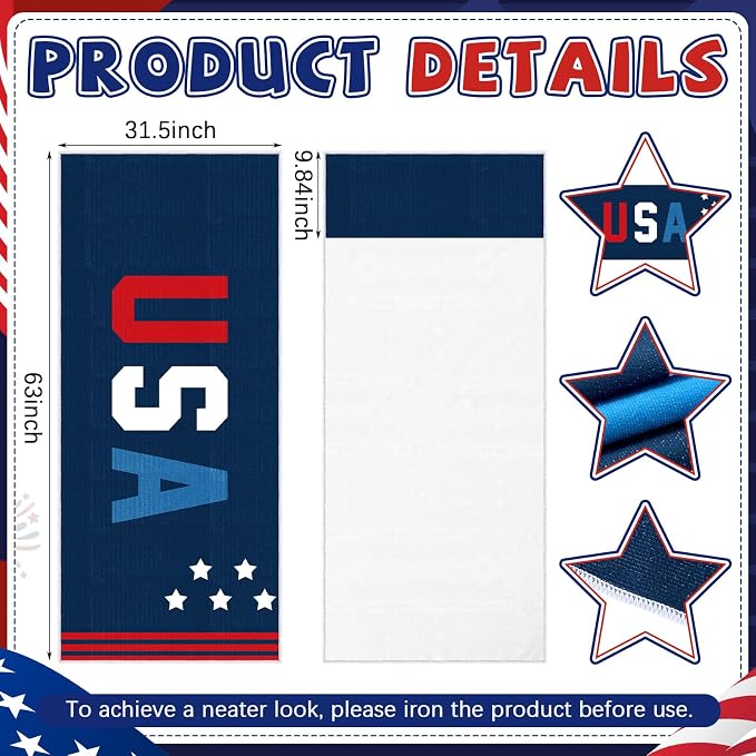 Hahafelt 2 Pack Car Seat Towel Covers Athletic Running Towel Performance Microfiber Post Workout Sweat Washable Cover Non Slip for Seat Outdoor Sport (USA) - Image 2