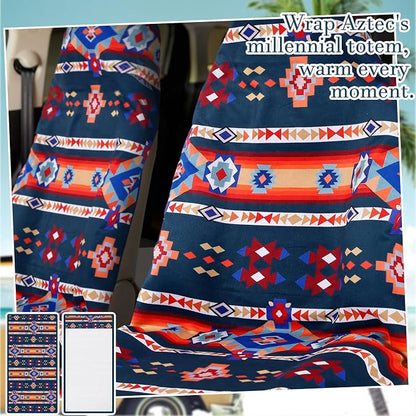 Hahafelt 2 Pack Car Seat Towel Covers Athletic Running Towel Performance Microfiber Post Workout Sweat Washable Cover Non Slip for Seat Outdoor Sport (Aztec) - Image 4