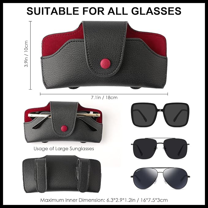 Sunglass Holder for Car Visor Glasses Case Non-Slip Clip Universal for Sunglasses Eyeglasses Car Interior Accessory - Image 6