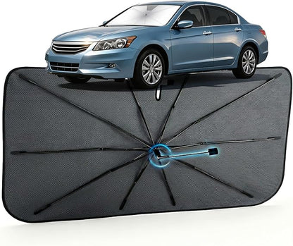 Car Windshield Sun Shade Umbrella for Honda Accord 2003-2012, 1:1 Fit | [Reflective Coated Fabric] Car Shades Sun Visor Keep Car Cool and Protects Interior, Sunshade Umbrella for Front Window by MakeLifeBetter